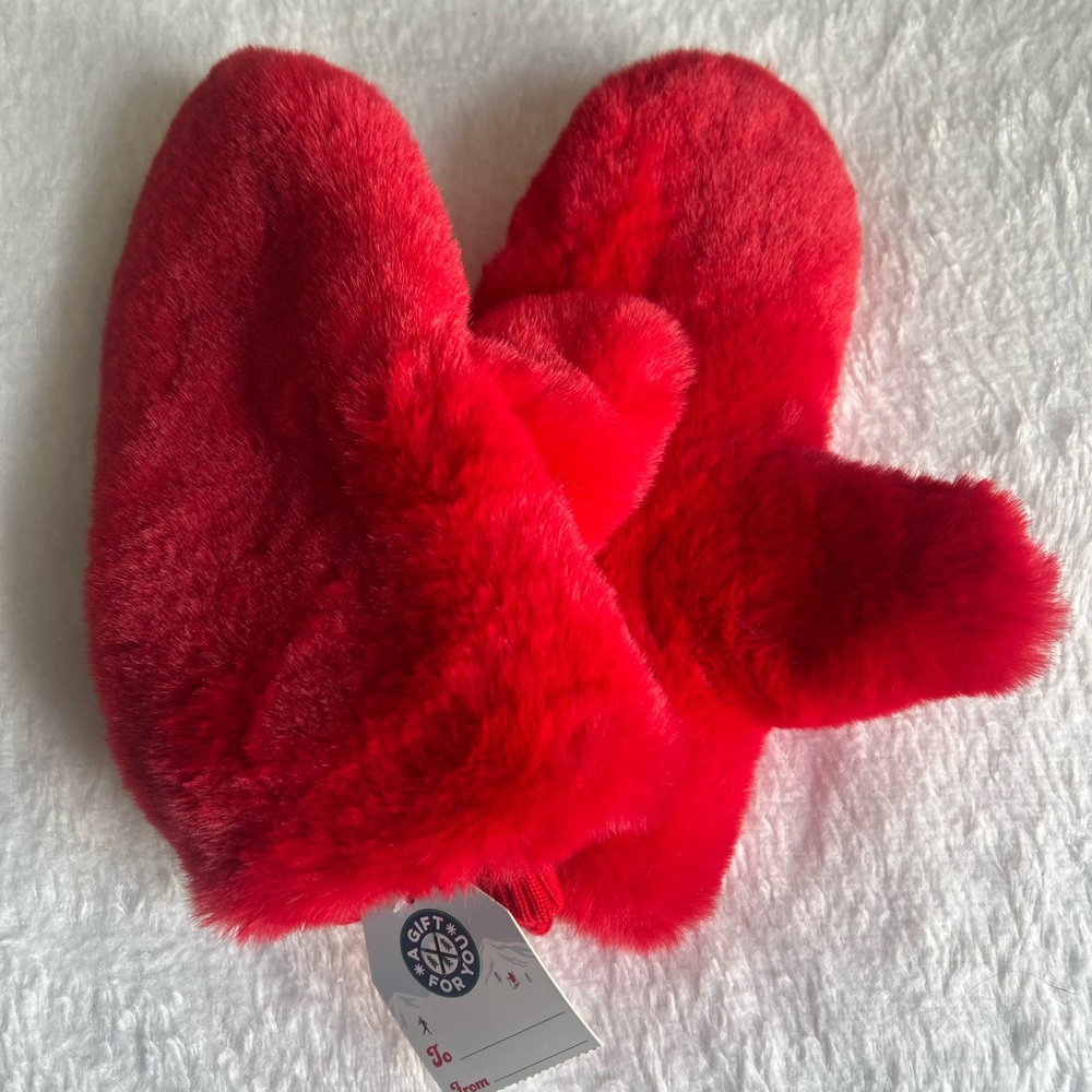 Cozy Red Mittens